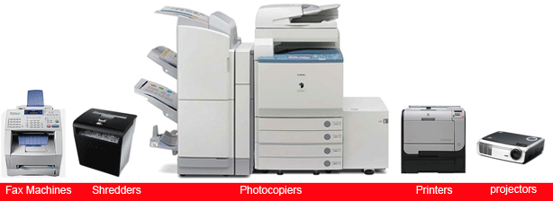 Rent your Photocopiers, Fax Machines, Shredders, Printers and Projectors from London photocopier rentals.
Rent a fax machine.
Rent a shredder.
Rent a colour photocopier.
Rent a printer.
Rent a projector.